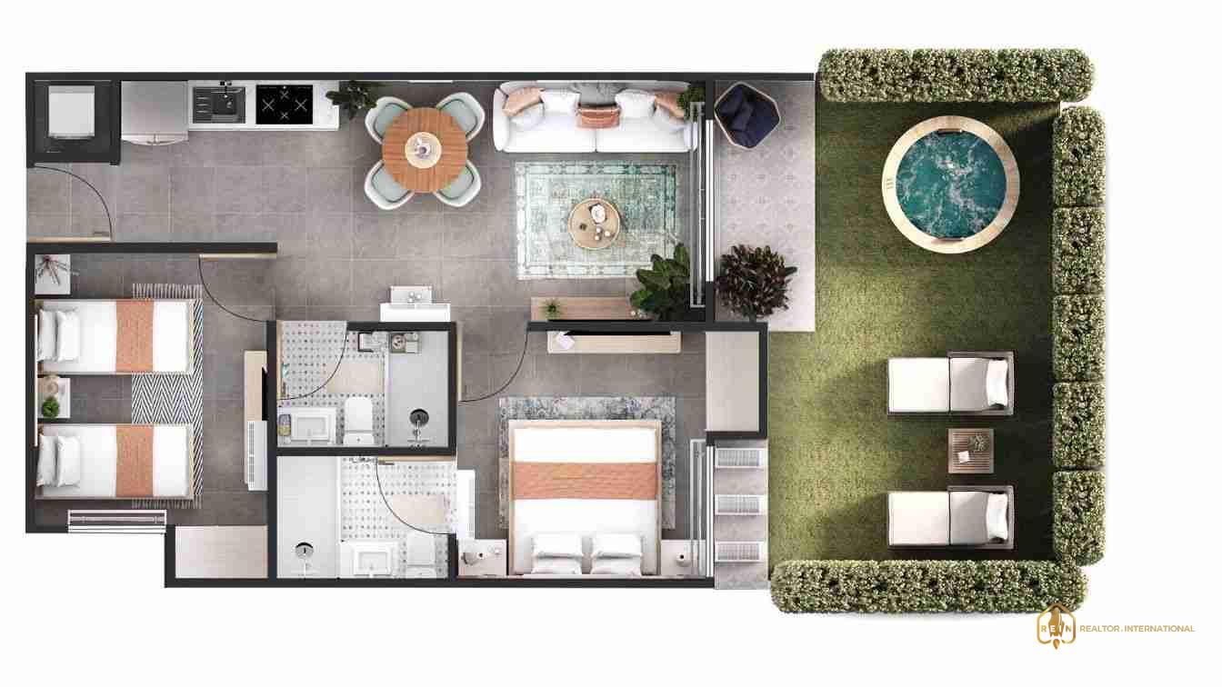 Incredible 2BR Condo for sale with jacuzzi and Pool views 33 1 Incredible 2BR Condo for sale with jacuzzi and Pool views 33 1