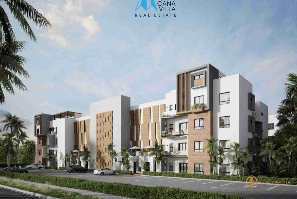 District residencesCondo for Sale in Bavaro Punta Cana Facade