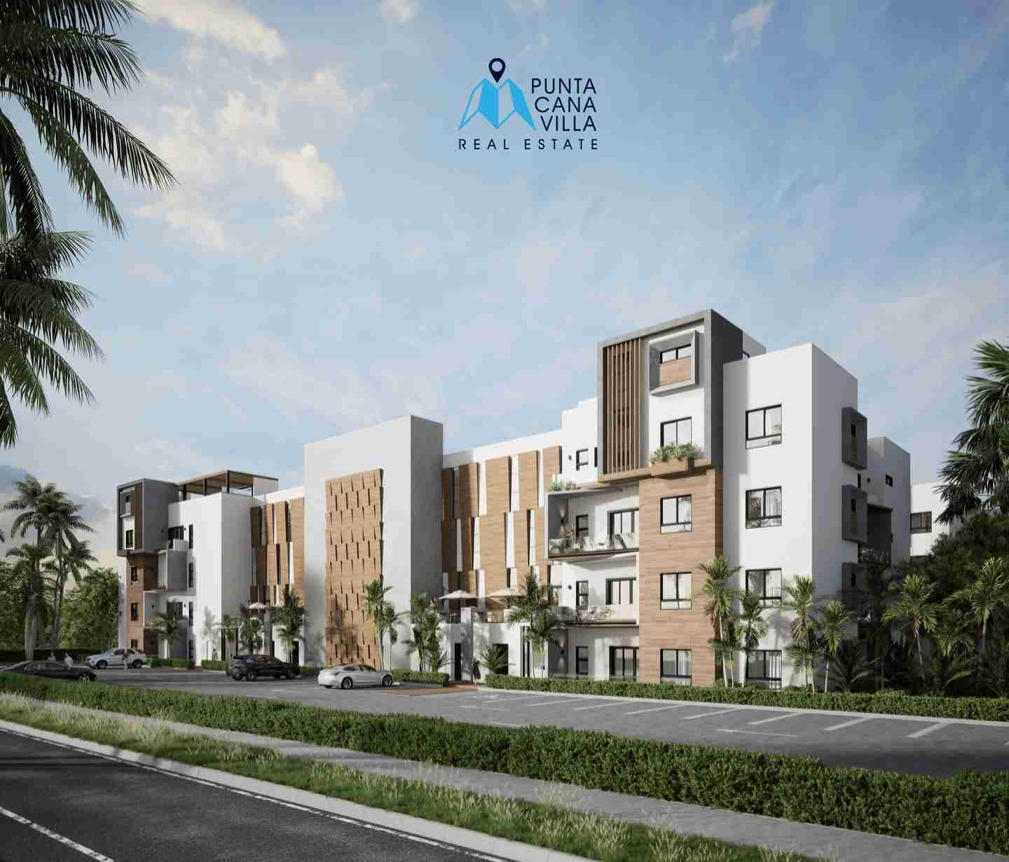 District residencesCondo for Sale in Bavaro Punta Cana Facade