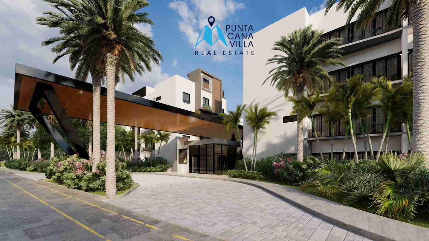 District residencesCondo for Sale in Bavaro Punta Cana entrace