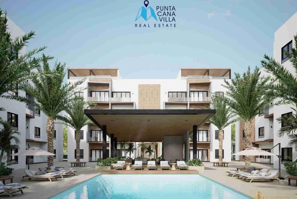 District residencesCondo for Sale in Bavaro Punta Cana pool