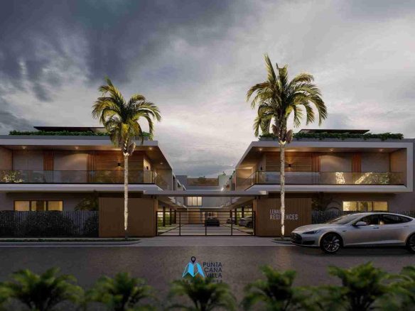 Beautiful Two Bedroom Townhouse For Sale In Downtown, Bavaro, Punta Cana With Jacuzzi