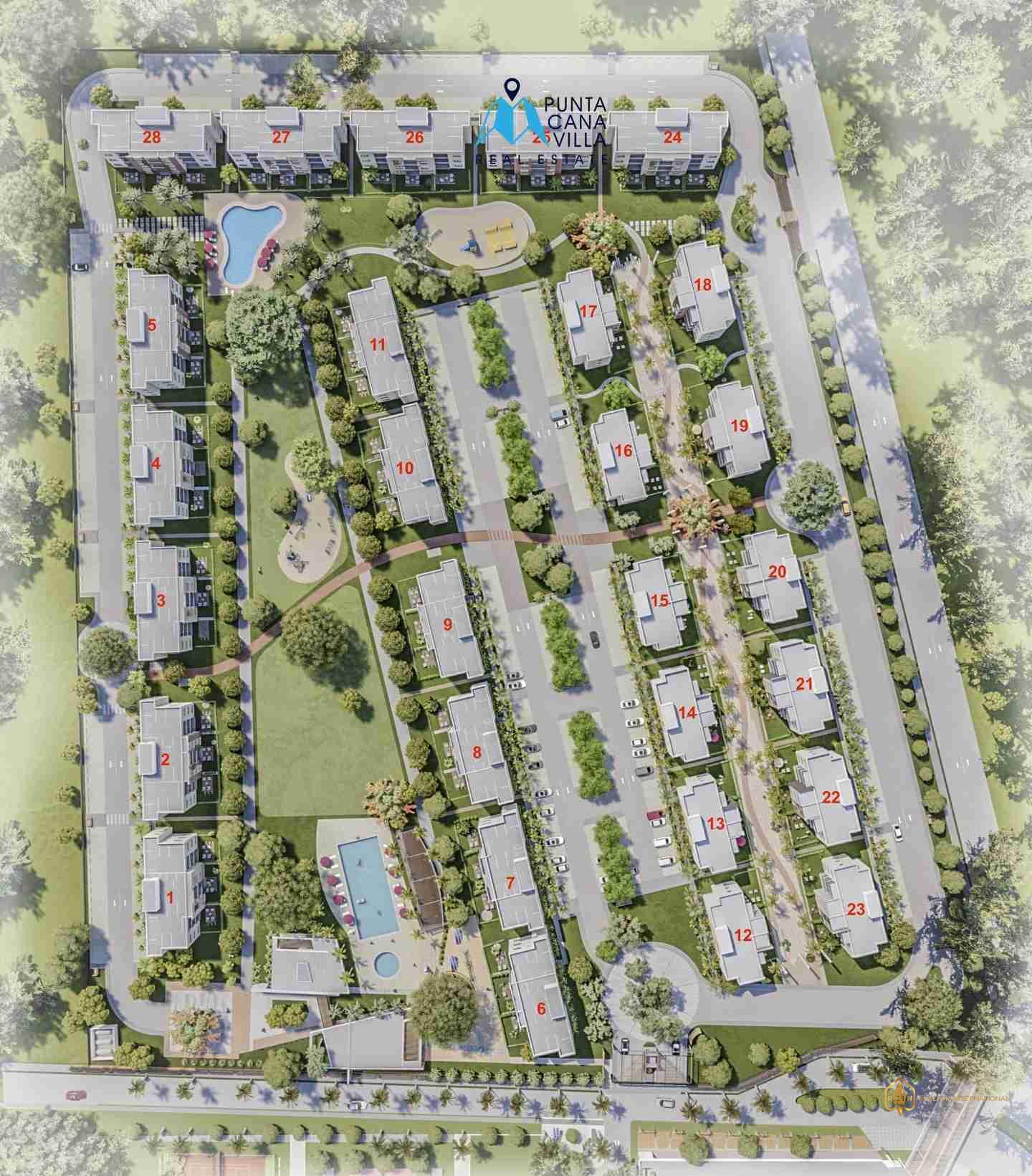 Costa Bavaro Garden Condo for sale in bavaro MASTER PLAN