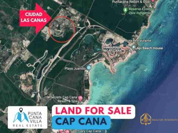 Land for sale in Cap Cana – Ciudad Las Canas
