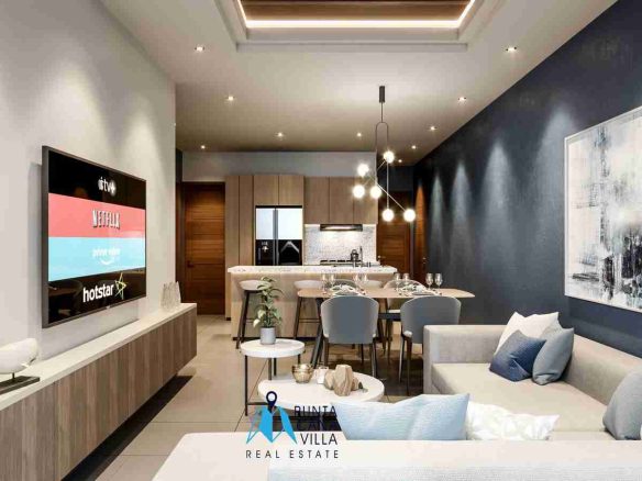 Beautiful Three Bedroom Condo for Sale in Vista Cana, Punta Cana With Co-Working Area