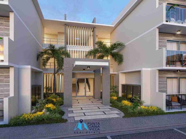 Modern Two-Bedroom Condo Available for Sale in Bavaro, Punta Cana with Advanced Home Automation System