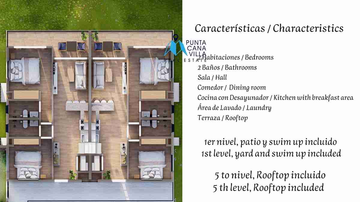 forest punta cana condo for sale two bedrooms