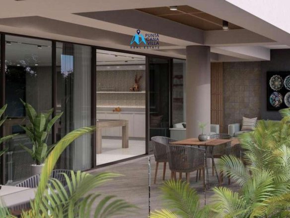 Beautiful Three-Bedroom Condominium Available for Purchase in Cuidad Las Canas, Cap Cana Including a Gym