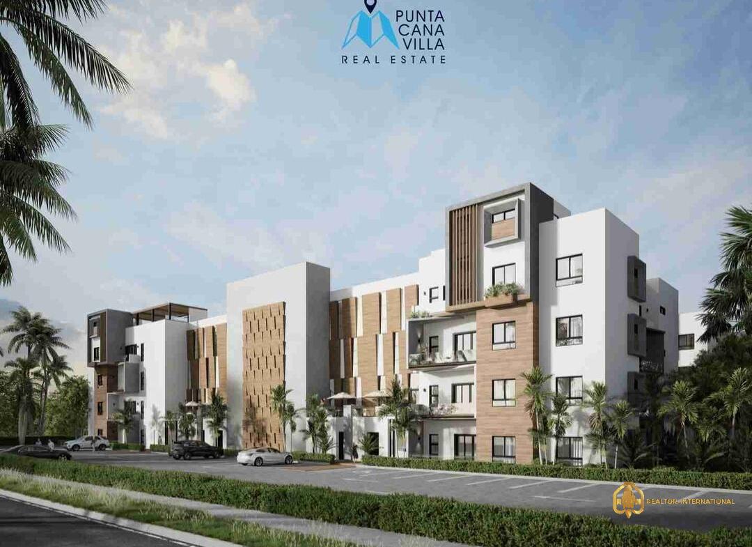 District residencesCondo for Sale in Bavaro Punta Cana Facade