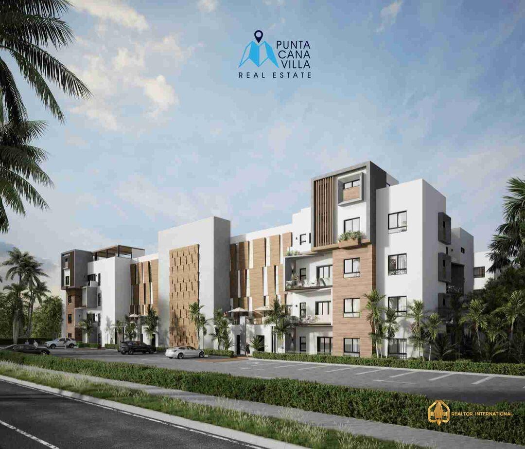 District residences,Condo for Sale in Bavaro, Punta Cana, Facade District residencesCondo for Sale in Bavaro Punta Cana Facade