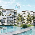 Exclusive Offer: 2-Bedroom Condo for Sale in Palms Oasis, Punta Cana, with Jacuzzi and Free Shuttle-Bus to the Beach