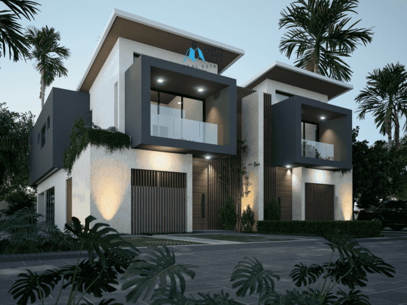 Vista Cana, Three-Bedroom Duplex Villa For Sale In Bavaro, Punta Cana