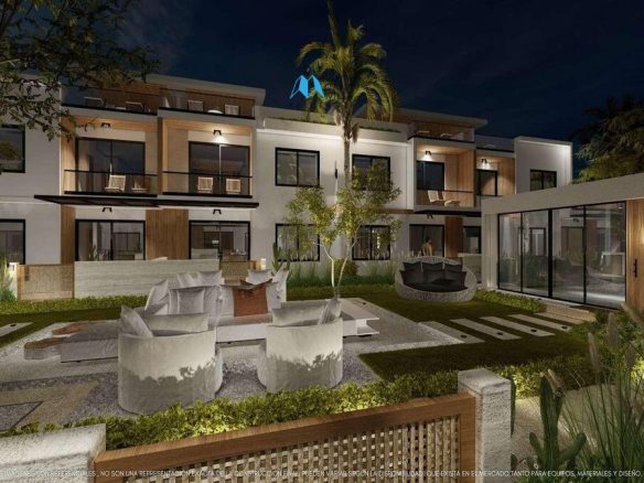 For sale in Punta Cana, two-bedroom penthouse in Gaya Residences