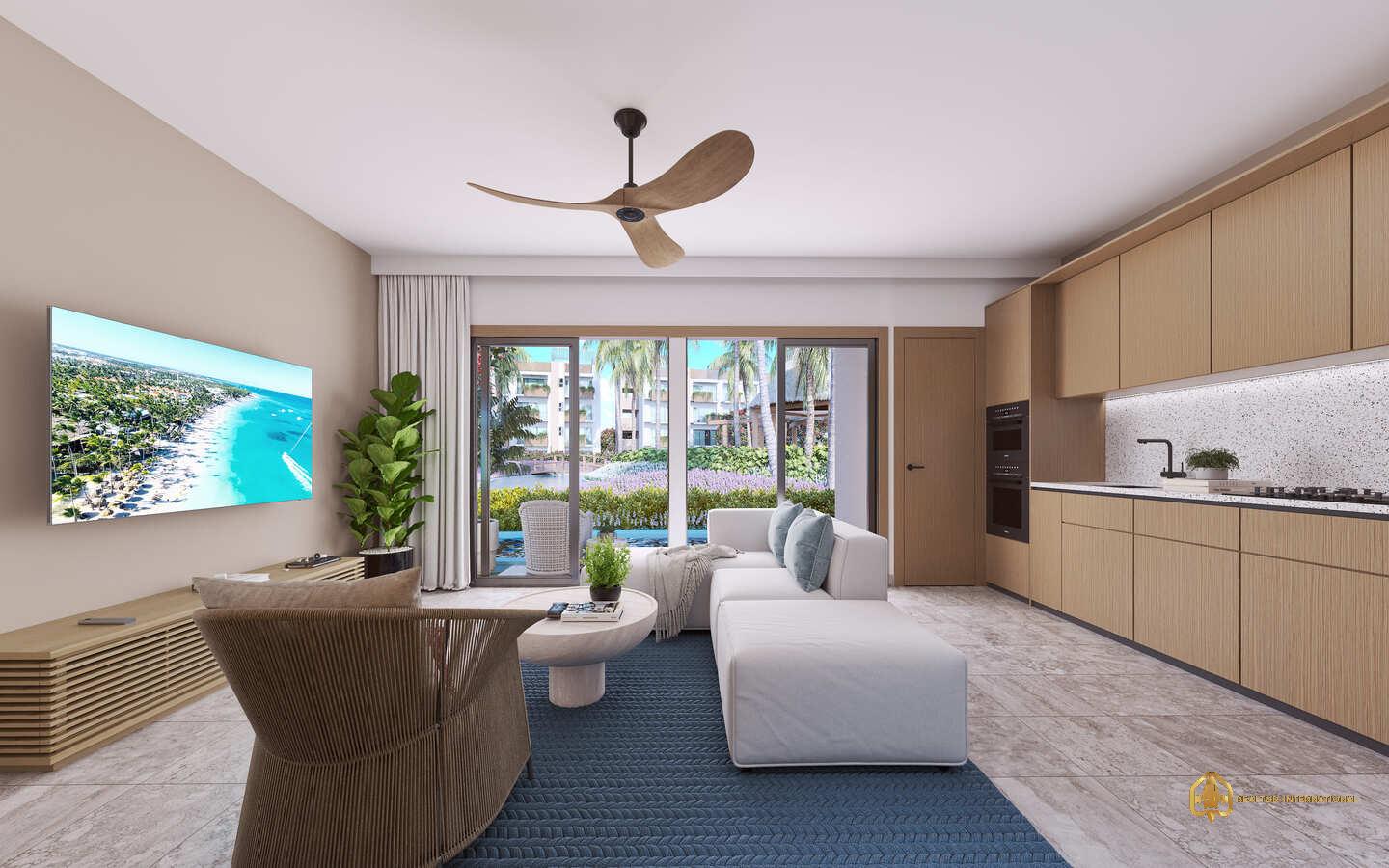 Punta Cana condos for sale in Dominican Republic one bedroom condo with full of amenities () Punta Cana condos for sale in Dominican Republic one bedroom condo with full of amenities ()