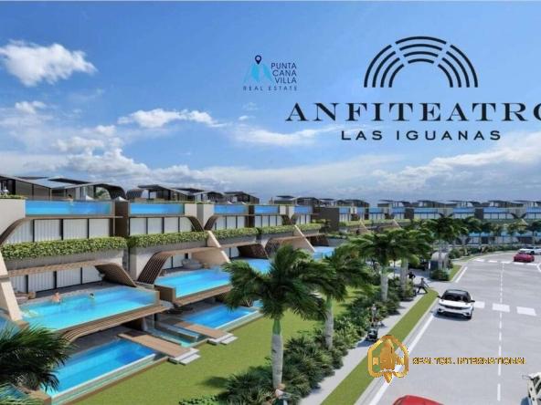 Cap Cana condos for sale in Las Iguanas, two-bedroom condo with private pool