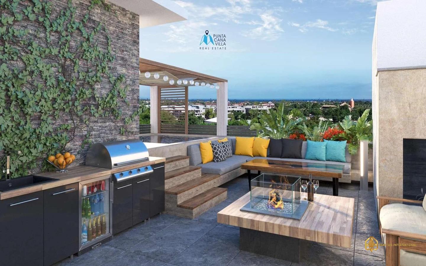 For sale in Punta Cana, three bedroom penthouse in White Sands, Palm Oasis () For sale in Punta Cana, three bedroom penthouse in White Sands, Palm Oasis ()