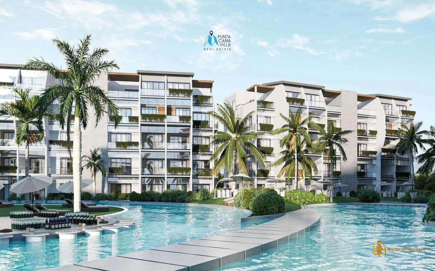 For sale in Punta Cana, three bedroom penthouse in White Sands, Palm Oasis () For sale in Punta Cana, three bedroom penthouse in White Sands, Palm Oasis ()