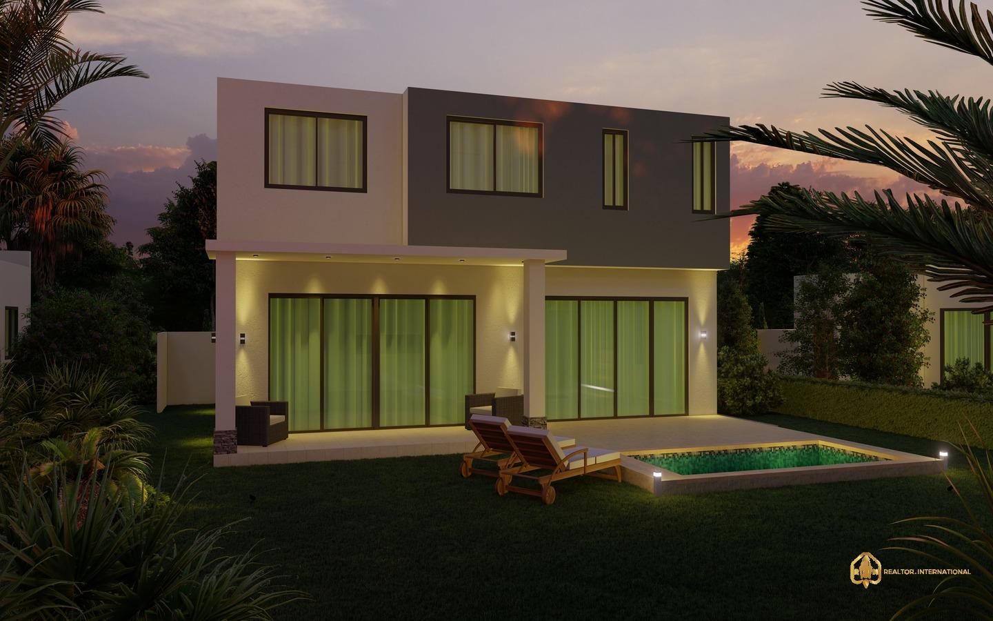 For sale in Punta Cana, three bedroom villa in Vista Cana, Blisstrails () For sale in Punta Cana, three bedroom villa in Vista Cana, Blisstrails ()