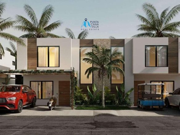 House for sale in Punta Cana, Costa Cana, two-bedroom townhouse in the heart of Punta Cana