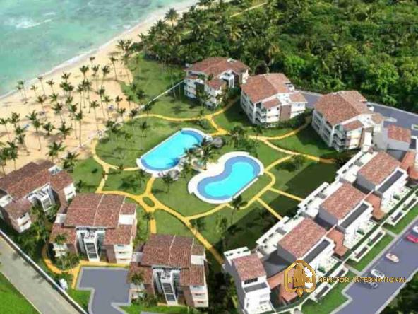 Attractive and Modern Two-Bedroom apartment condo for sale in Punta Cana by the beach