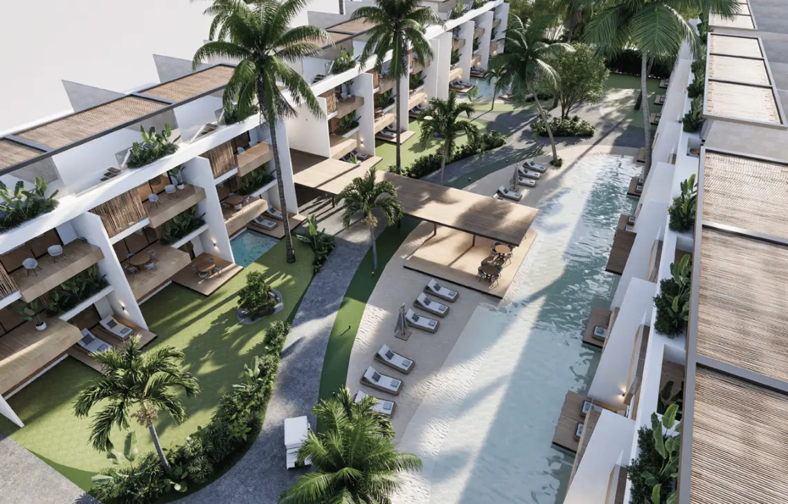 ID , Habitat Beach Garden, Two Bedroom Apartment For Sale In Juan Dolio ()