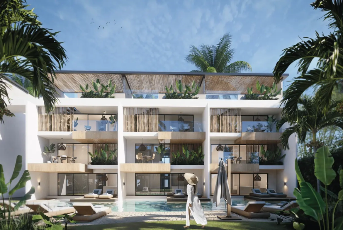 ID , Habitat Beach Garden, Two Bedroom Apartment For Sale In Juan Dolio ()