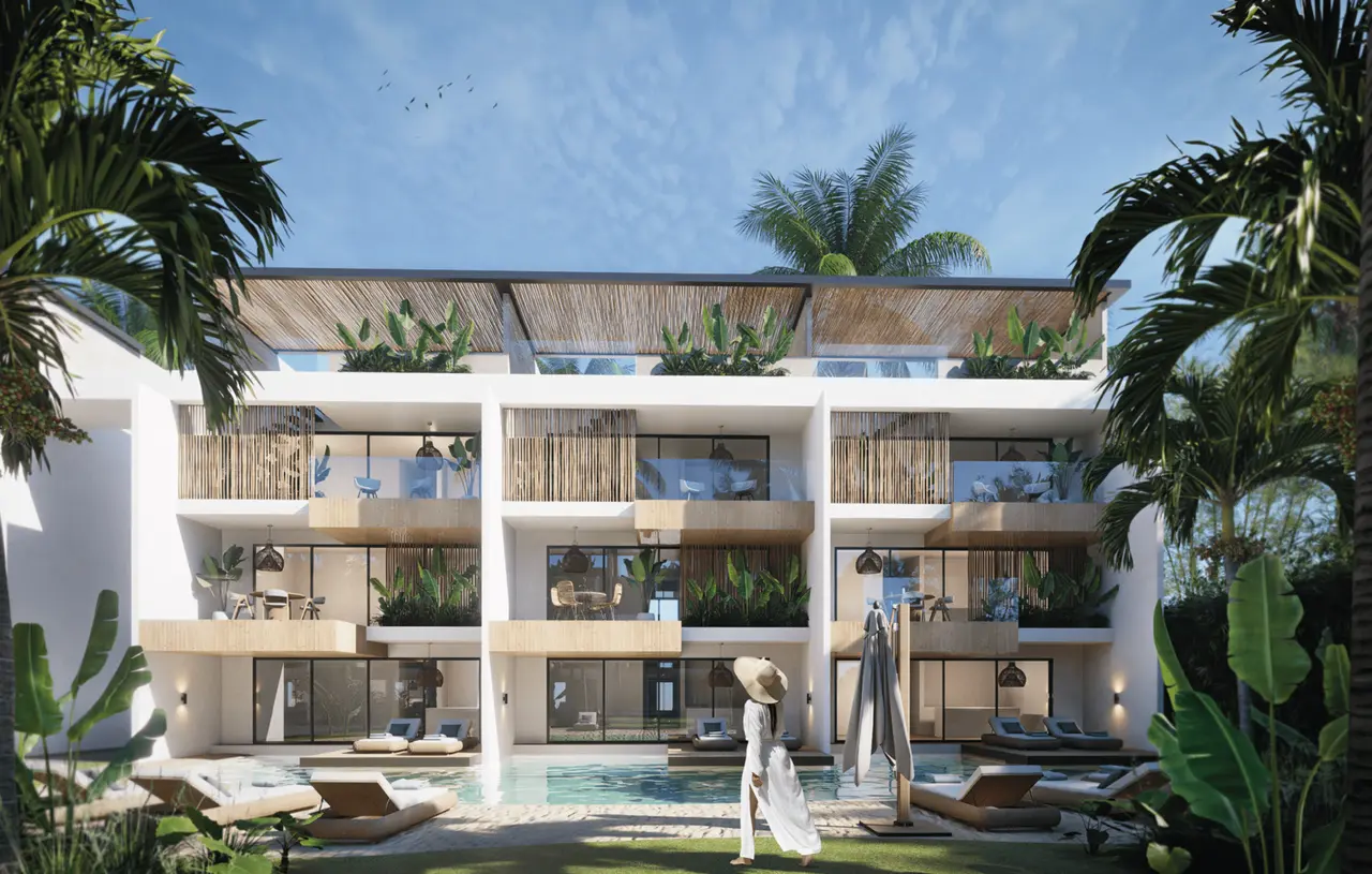 ID , Habitat Beach Garden, Two Bedroom Apartment For Sale In Juan Dolio ()