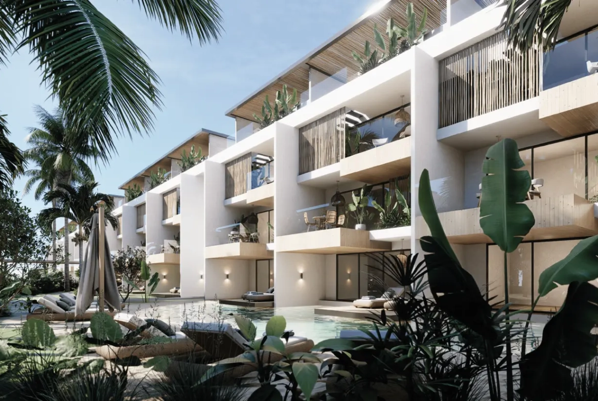 ID , Habitat Beach Garden, Two Bedroom Apartment For Sale In Juan Dolio ()