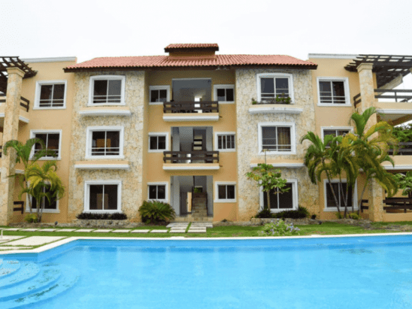 Spacious Two-Bedroom Penthouse for sale with 2 balconies, 2 minutes walking distance from the beach at Punta Cana