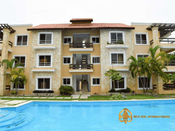 Spacious Two-Bedroom Penthouse for sale with 2 balconies, 2 minutes walking distance from the beach at Punta Cana