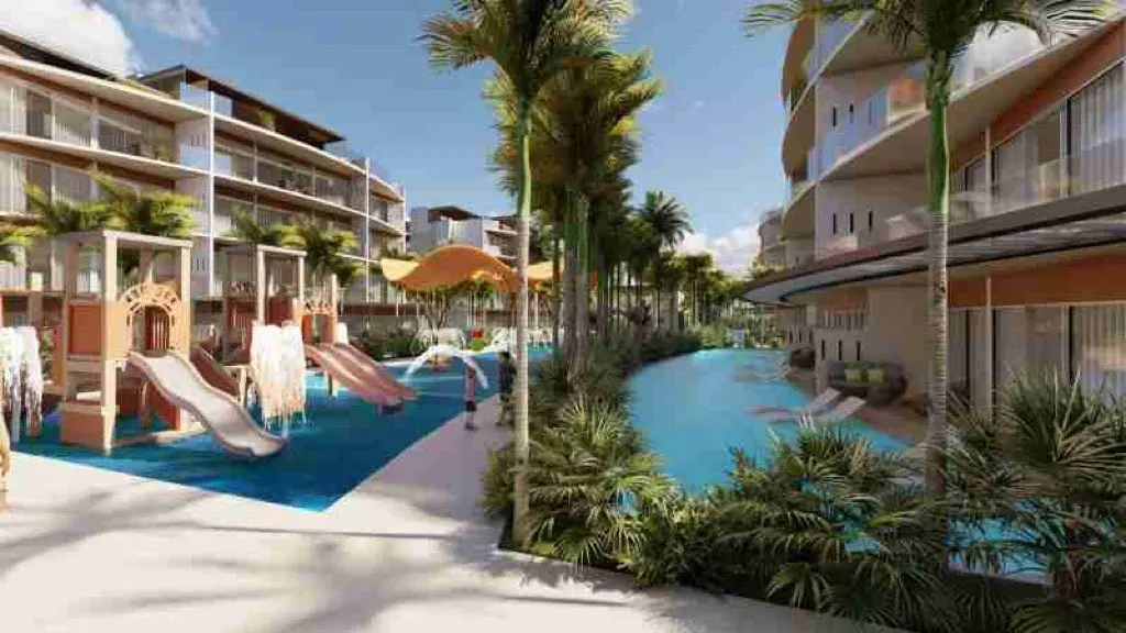 Two bedroom apartment in Downtown Punta Cana with private pool