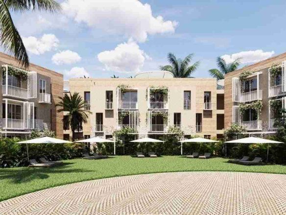 Macao gardens: Beautiful One Bedroom Condo For Sale In Macao Beach, Punta Cana With Rooftop Area