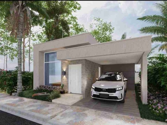 Lovely Three-Bedroom Single Story Villa for sale ideal for invest at Punta Cana