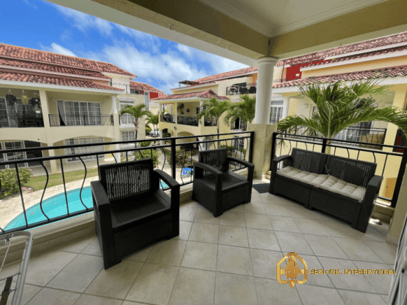 Beautiful Two-bedroom Condo for sale where you can enjoy the tropical breezes of Punta Cana