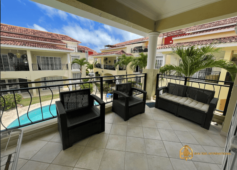 Beautiful Two-bedroom Condo for sale where you can enjoy the tropical breezes of Punta Cana