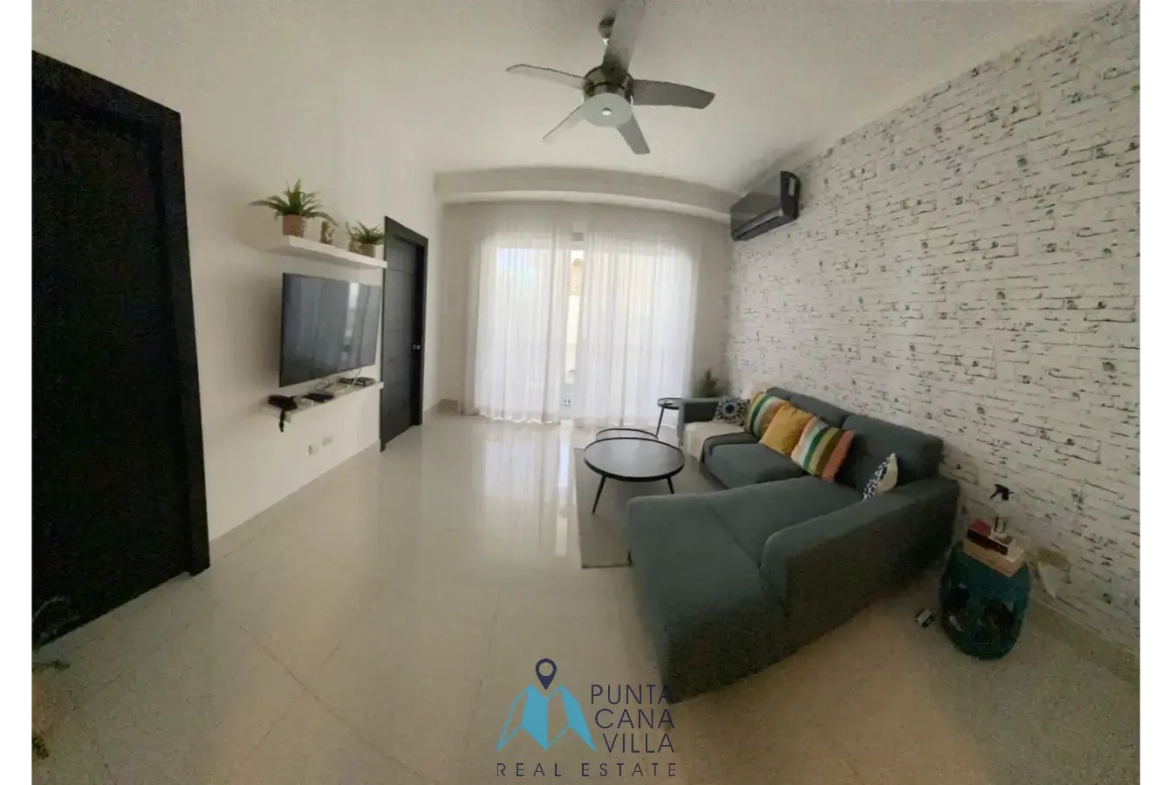 Furnished two bedroom apartment for sale in Punta Cana Village