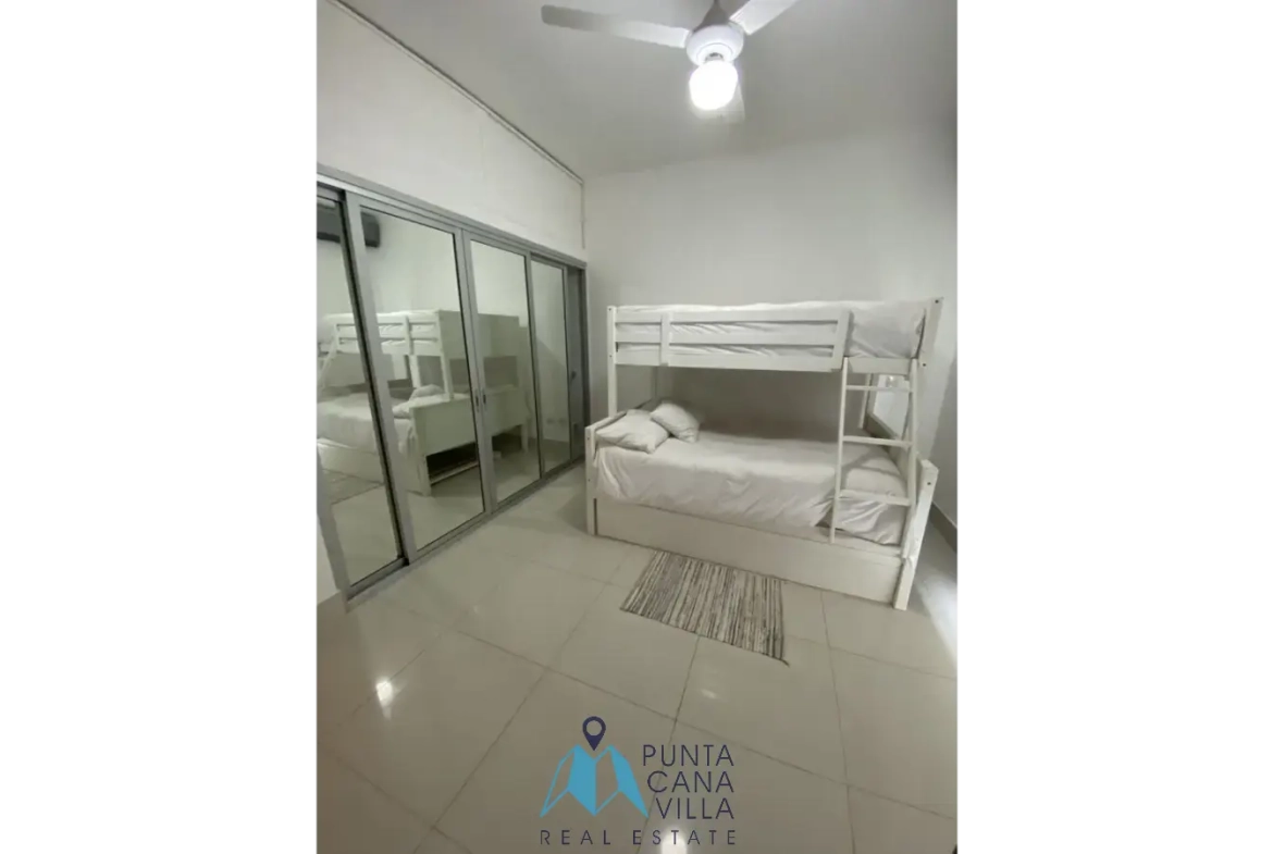 Furnished two bedroom apartment for sale in Punta Cana Village