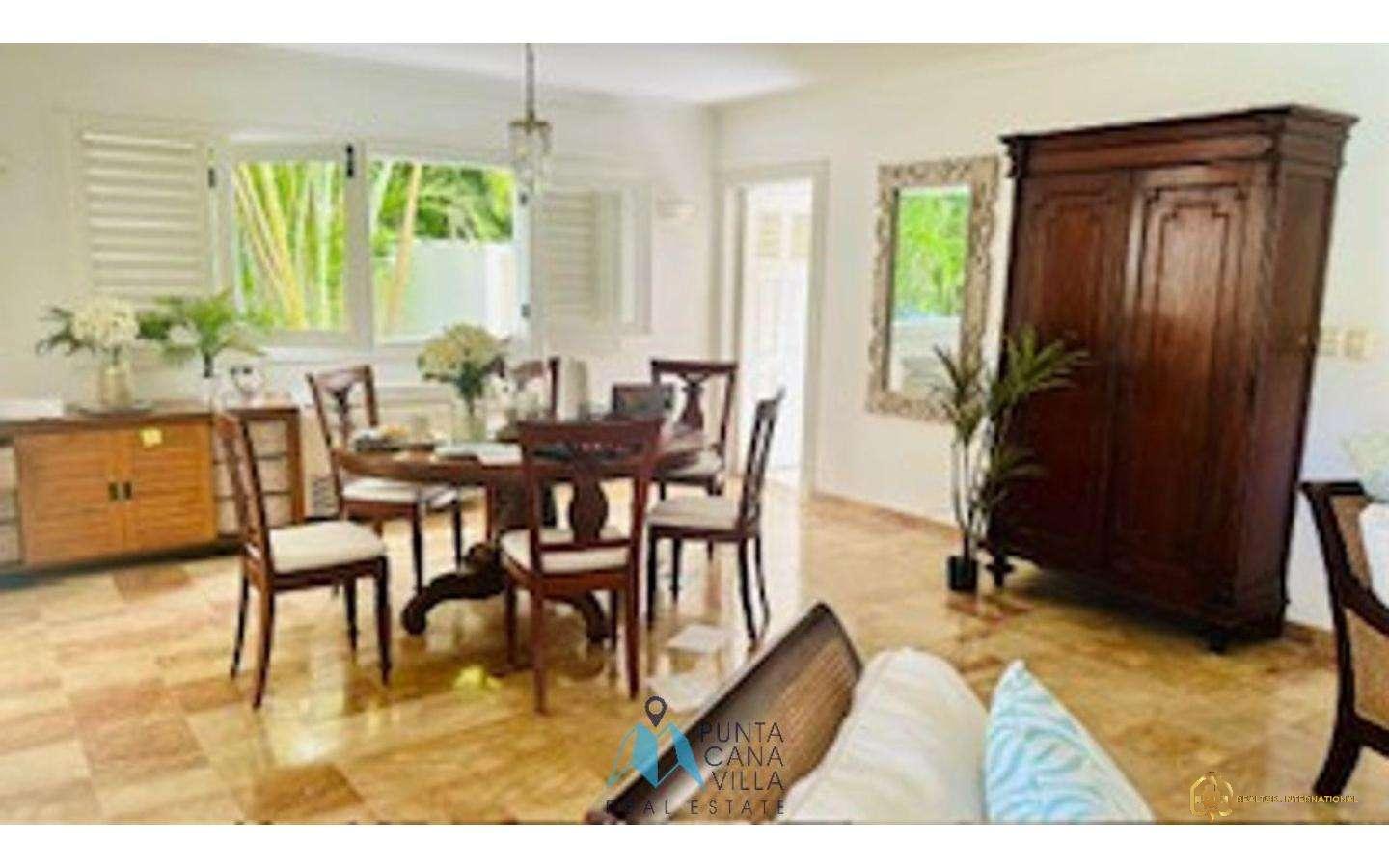 Tortuga Bay Four bedroom villa for sale in Punta Cana