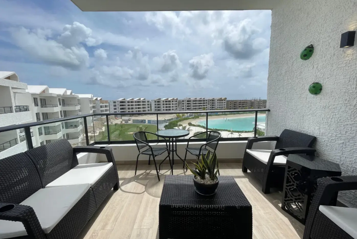 ID The Beach Two Bedroom Apartment For Sale In Downtown Punta Cana With Large Balcony