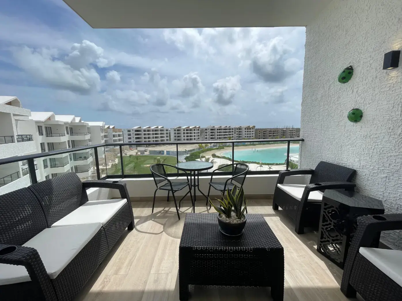 ID The Beach Two Bedroom Apartment For Sale In Downtown Punta Cana With Large Balcony