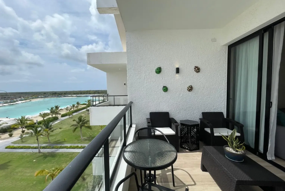 ID The Beach Two Bedroom Apartment For Sale In Downtown Punta Cana With Large Balcony