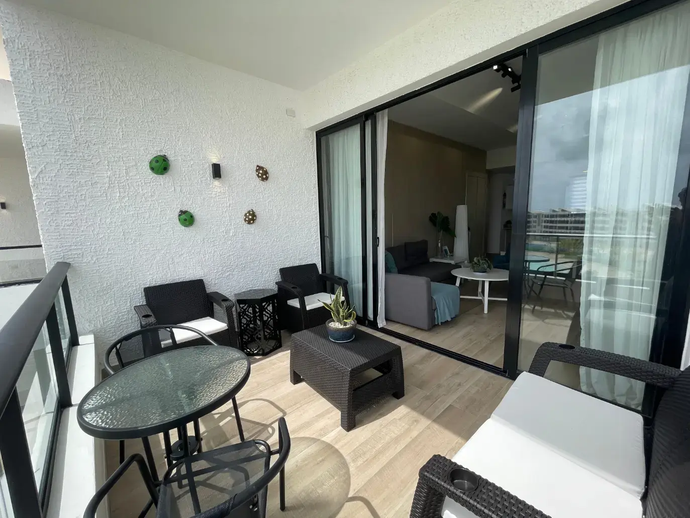 ID The Beach Two Bedroom Apartment For Sale In Downtown Punta Cana With Large Balcony