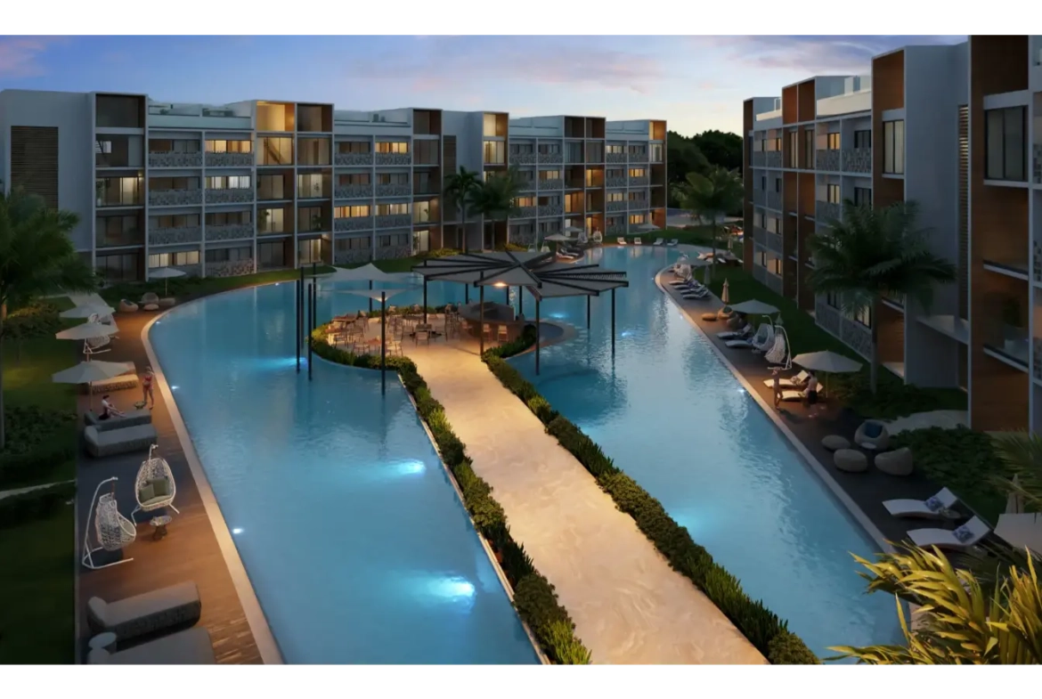 ID Mystiq Wave Two Bedroom Apartment For Sale In White Sands Punta Cana With Pool View