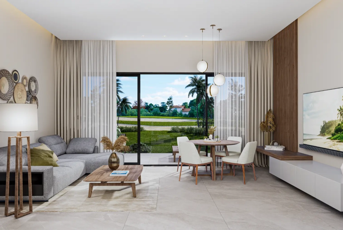 ID , Two Bedroom Condo for Sale at The Palms Residences, White Sands, Punta Cana ()