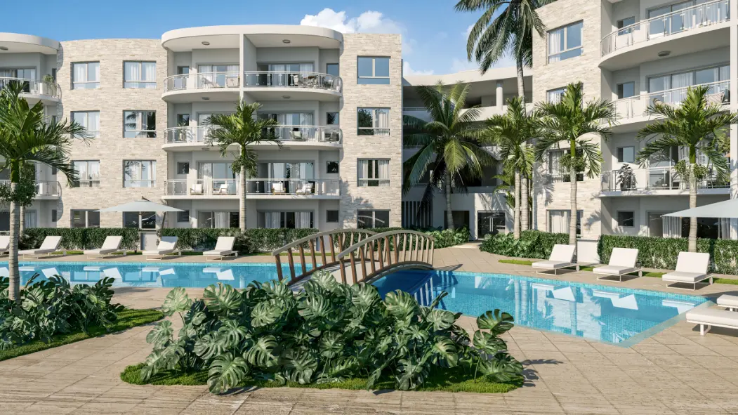 ID , Cayo Levantado, Two Bedroom Apartment For Sale In Prados De Punta Cana ()