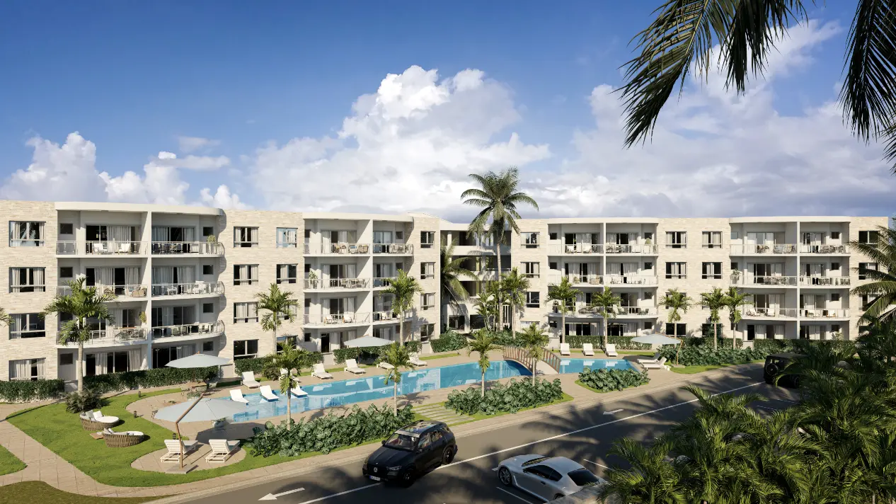 ID , Cayo Levantado, Two Bedroom Apartment For Sale In Prados De Punta Cana ().