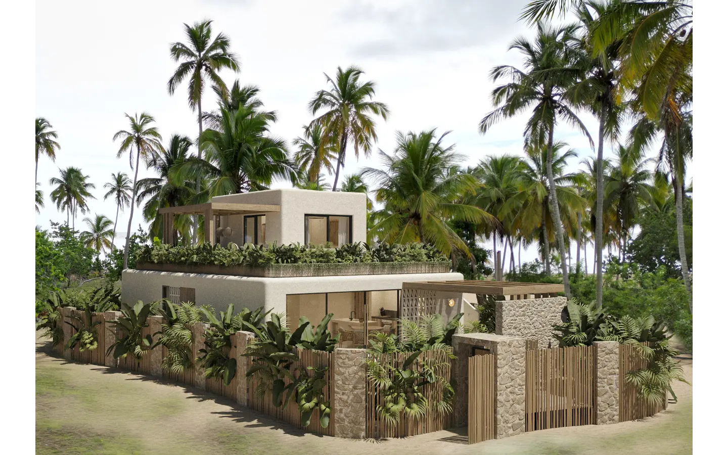 Amares, Villa Arena Premium, Three Bedroom Villa For Sale In Las Terrenas with Its Own Beach