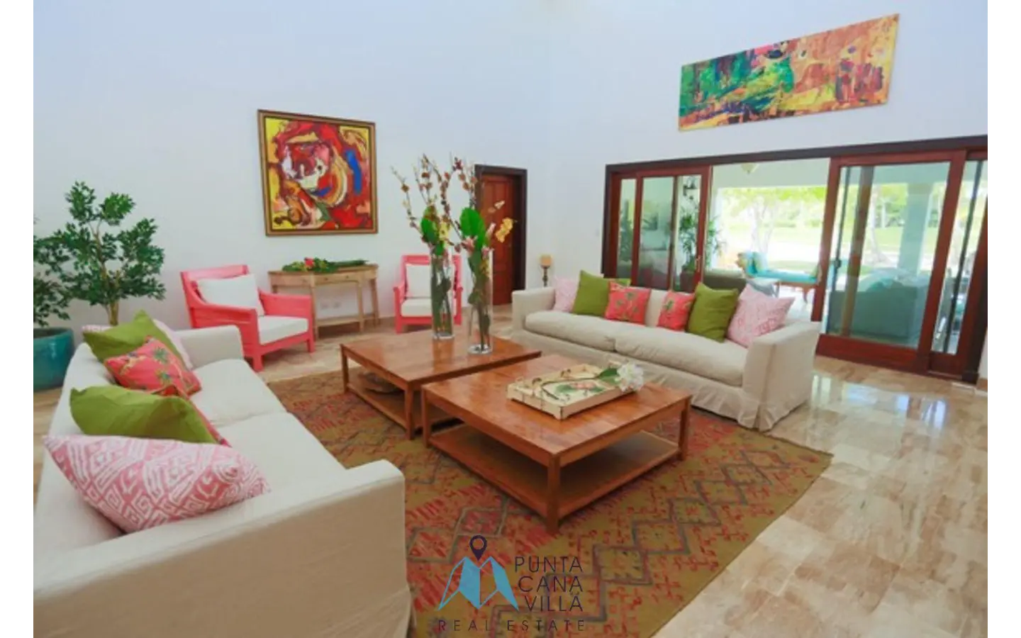 Punta Cana Four bedroom furnished villa for sale in Tortuga By