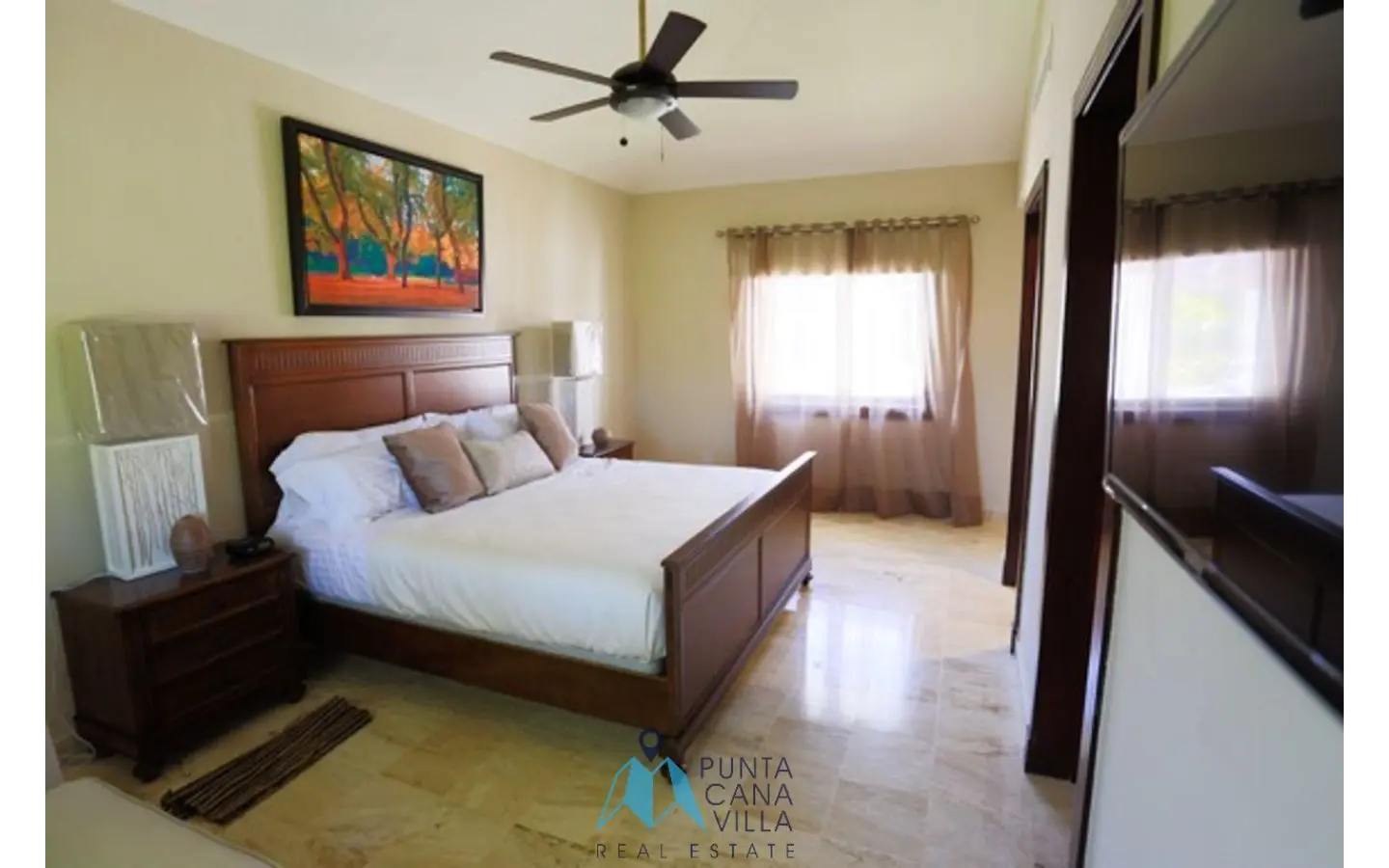 Punta Cana Four bedroom furnished villa for sale in Tortuga By