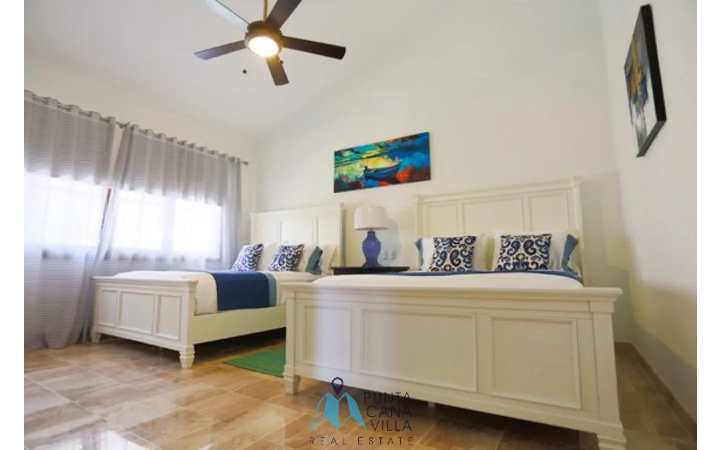 Punta Cana Four bedroom furnished villa for sale in Tortuga By